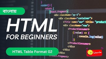 04. HTML Table Tutorial | tr th td Tags with Rowspan & Colspan | HSC ICT 4th Chapter