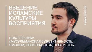 Введение. Исламские культуры восприятия