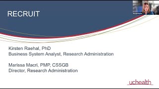 Improving Patient Access to Research through RECRUIT