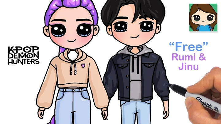 How to Draw Rumi & Jinu "Free" | KPop Demon Hunters