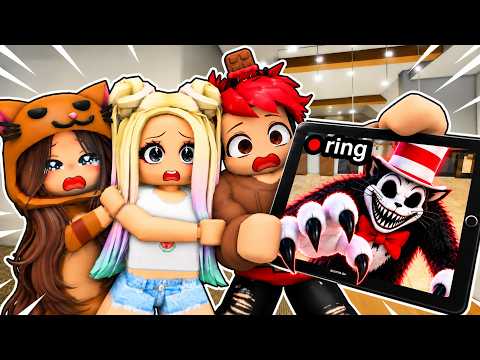 CAT IN THE HAT APPEARED IN OUR HOUSE in BROOKHAVEN ROBLOX with LYNA AND MANDARINA