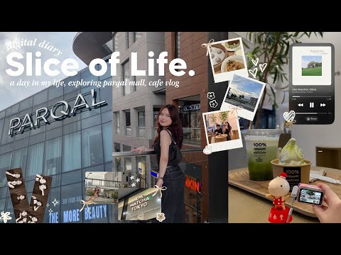 digital diaries ୨ৎ cafe vlog, a day in my life, exploring parqal mall, matcha, photobooth