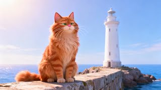 The Sleeping Lighthouse Cat