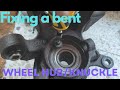 FIXING A BENT WHEEL BEARING/KNUCKLE ON MY MR2 SPYDER