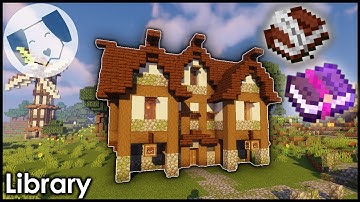 Minecraft: Medieval Enchanting Library Tutorial!