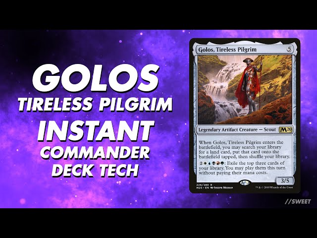 mtg golos commander deck Slivers Tribal - Golos, Tireless Pilgrim Use his activated ability to put 3 free permanents onto the battlefield Golos, Tireless Pilgrim - Budget