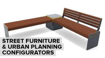 3D Configurators For Street Furniture & Urban Planning