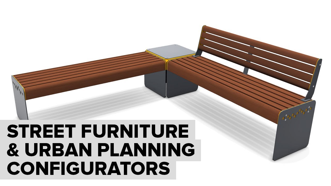 3D Configurators For Street Furniture & Urban Planning