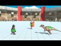 1v1v1 Herbivore vs Primates vs Humans - Animal Revolt Battle Simulator