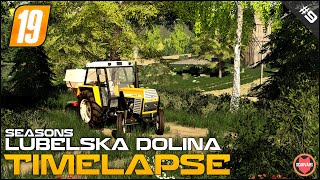 SPREADING FERTILIZER, CULTIVATING ⭐ FS19 Lubelska Dolina Seasons Timelapse