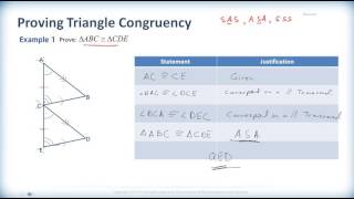 Math 2201 - Ch.2 Sec.2.6 - Proofs Involving Triangles - Instruction