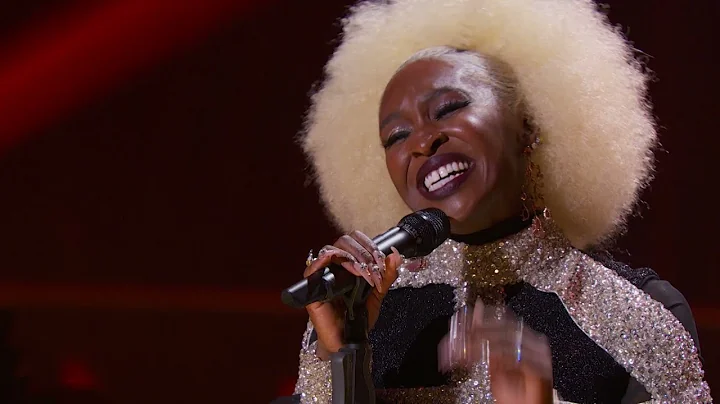 Cynthia Erivo performs the Whitney Houston hit "I ...