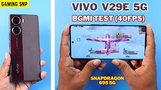 Vivo V29e BGMI Test with 40fps || Vivo V29e Battery Drain Test with BGMI