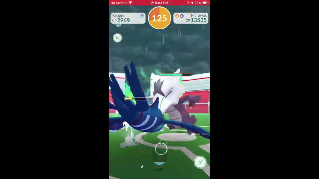 Pokemon Go - Alolan Marowak Raid Day Tier 3 Solo Using Lvl 33 Account