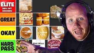 TIMTHETATMAN RANKS THANKSGIVING FOOD! (Tier List)