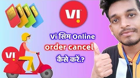 Vi sim आर्डर cancel कैसे करें || how to cancel vi sim home delivery || Inox Vlog ||