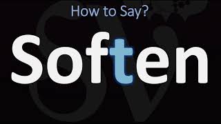 How to Pronounce Soften? | Is the T Silent in Soften? screenshot 5