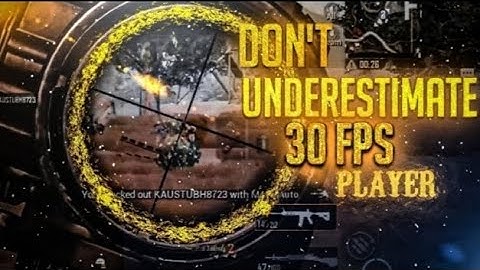 ⚡30fps Power ⚡| Lag fix trick ?