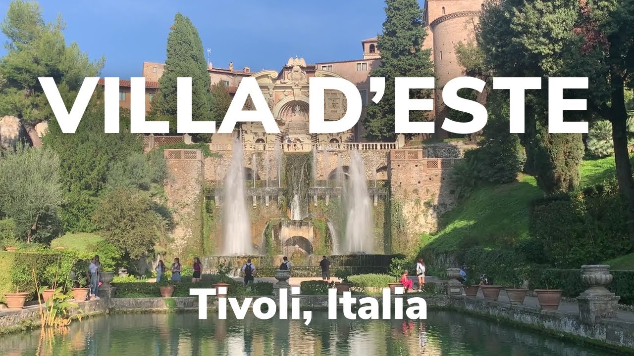 La Extravagante Villa D'Este: Obra Maestra del Renacimiento  (Tivoli, Italia en 4K)