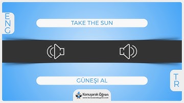 Take the sun Nedir? Take the sun İngilizce Türkçe Anlamı Ne Demek? Nasıl Okunur? Çeviri Sözlük