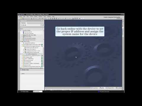 06: Reset a Remote IO Device Name and IP Adress Online in TIA Portal