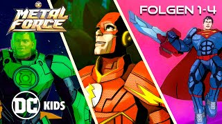 DC Metal Force | FULL EPISODES 1-4 MARATHON! | DC Kids