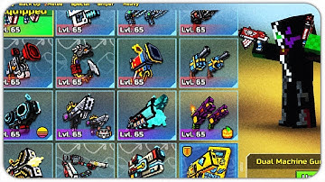 Using LvL 65 Back Up Weapons Challenge - Pixel Gun 3D