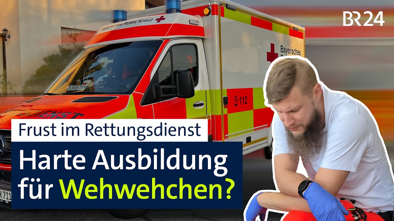 Notfallsanitäter: Staatsexamen - und dann nur kleine Blessuren versorgen? I BR24 vor Ort