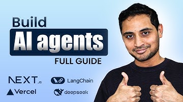 Build an AI Agent with DEEPSEEK and NEXT.JS 15! (Langchain, RAG)