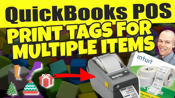 QuickBooks POS: Print Tags For Multiple Products
