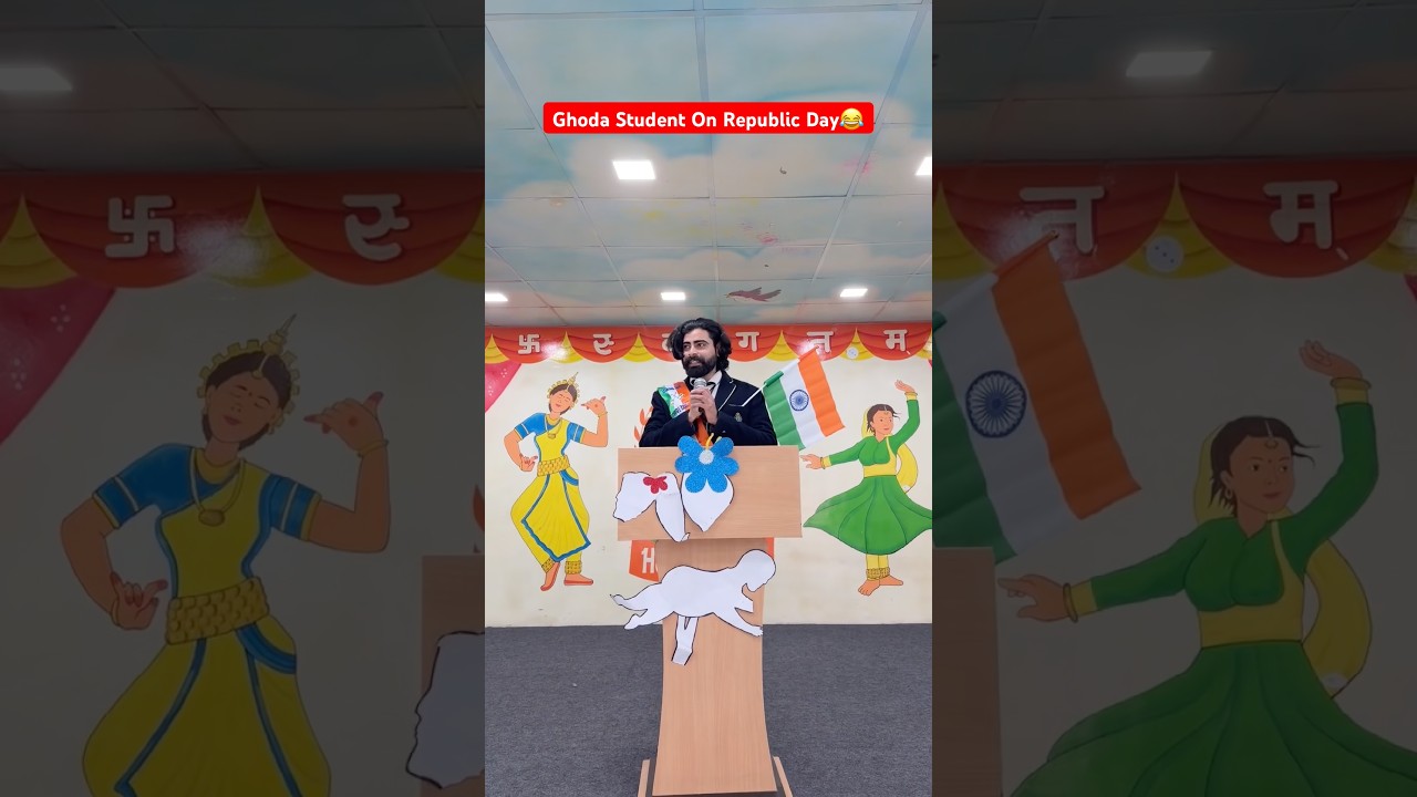 Ghoda Student On Republic Day😂 #shorts #teratrigun #republicday