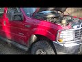 7.3 Powerstroke smokey start diag and glow plug replacement