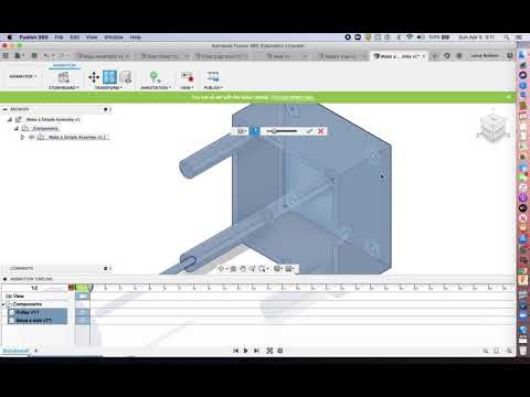 Making a Very Simple Exploded Isometric Assembly Drawing in Fusion 350