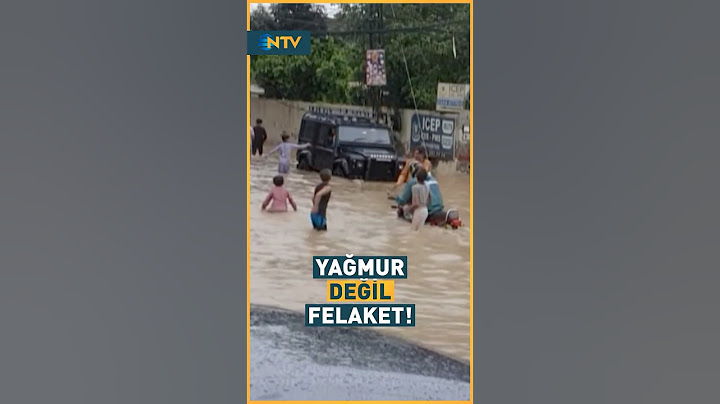 Yağmur Kabusa Döndü! Vatandaşlar Yolda Mahsur Kaldı #shorts #youtubeshorts #ntv