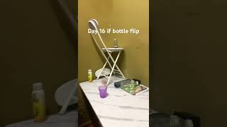 Bottle flip behind me and cap flip while I’m doing normal flip ( day 16)