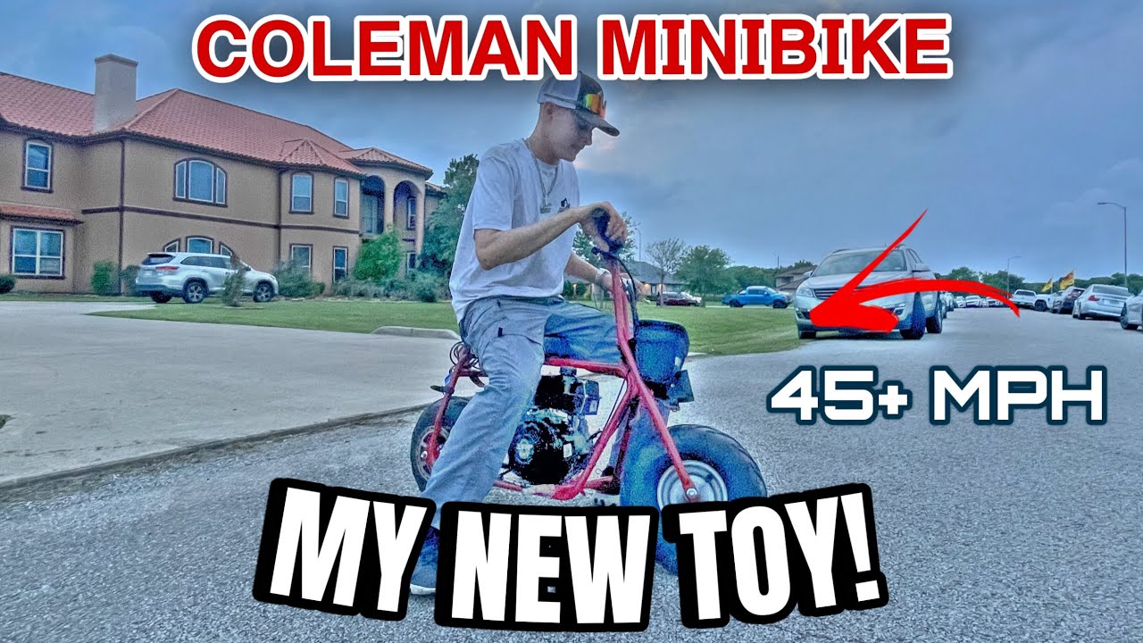MY NEW TOY | MODDED COLEMAN CT100U MINIBIKE! - YouTube