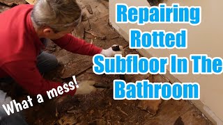 Repairing Rotted Subfloor In Bathroom