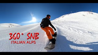 360° Snowboarding in Italian Alps with GoPro Max