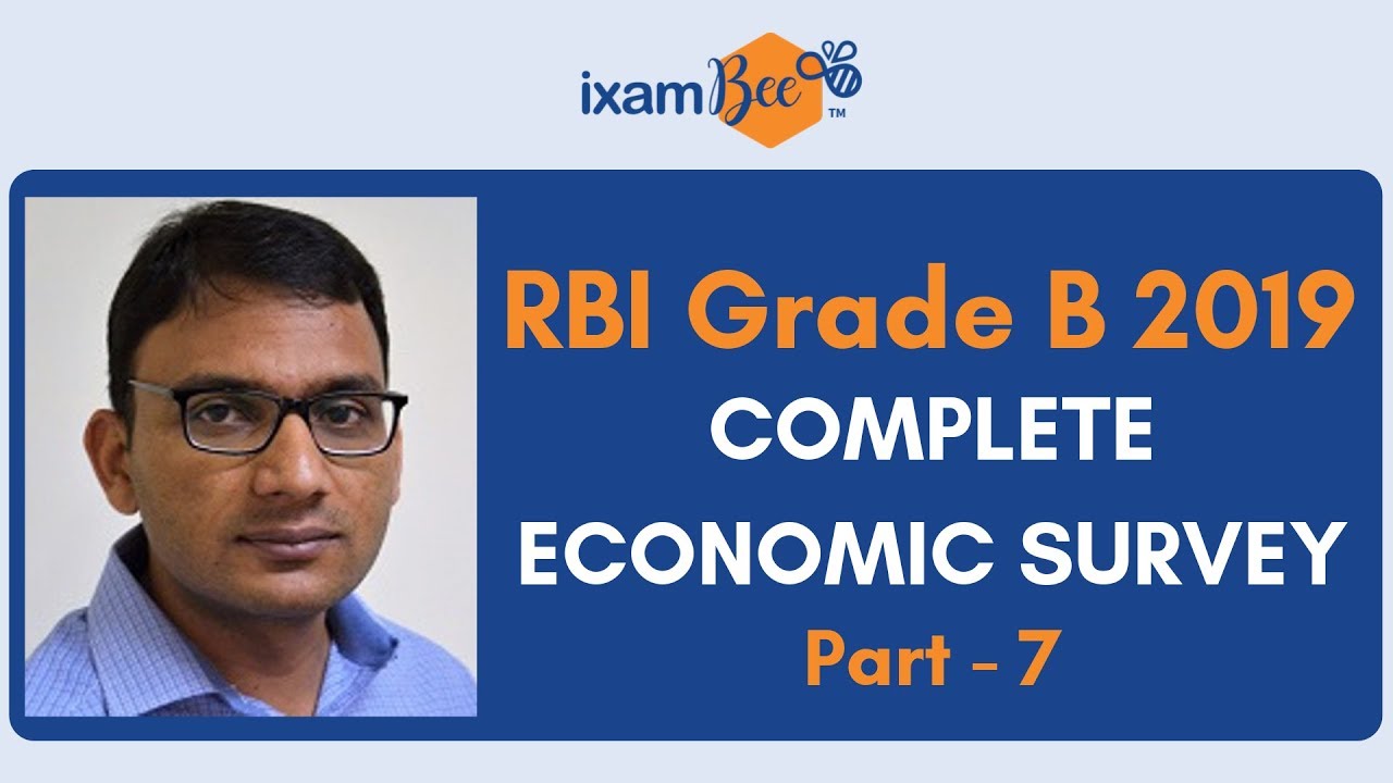 Complete Economic Survey Part 7 Important Current Affair for Bank