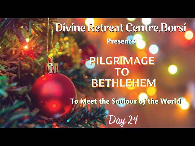 "PILGRIMAGE TO BETHLEHEM" - DAY 24