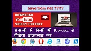 Best video downloader for PC / Best Youtube downloader / save from net tutorial screenshot 2