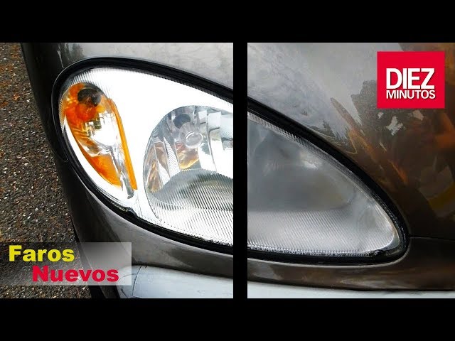 Trucos para pulir y reparar los faros para dejarlos como nuevos