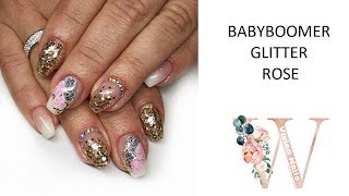 BABYBOOMER, GLITTER, ROSE.  / WITH  POLYGEL.