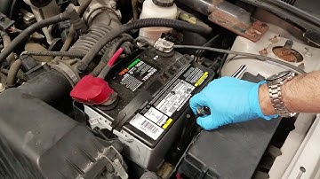 How to Replace 12V Battery on Ford Five Hundred, Ford Freestyle and Mercury Montego