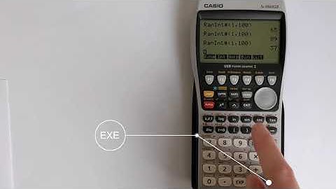 Casio FX-9860GII Calculator: How to Generate Random Numbers