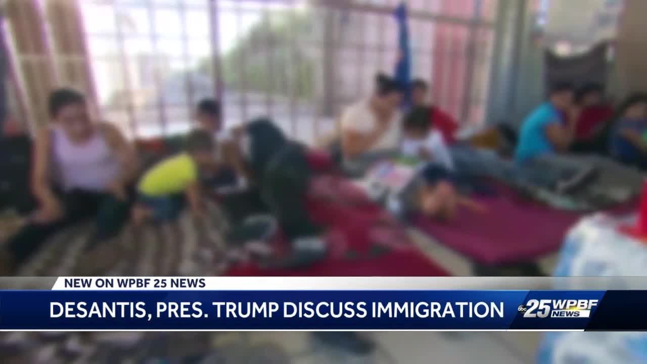 President Trump is not sending immigrants who illegally cross  border to Florida