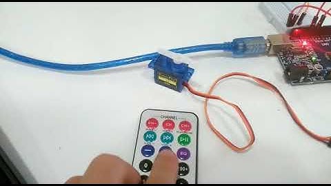 Arduino IR Kumanda Servo Kontrol