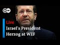 Live: Israel&#39;s President Herzog speaks at the World Economic Forum 2024 | DW News