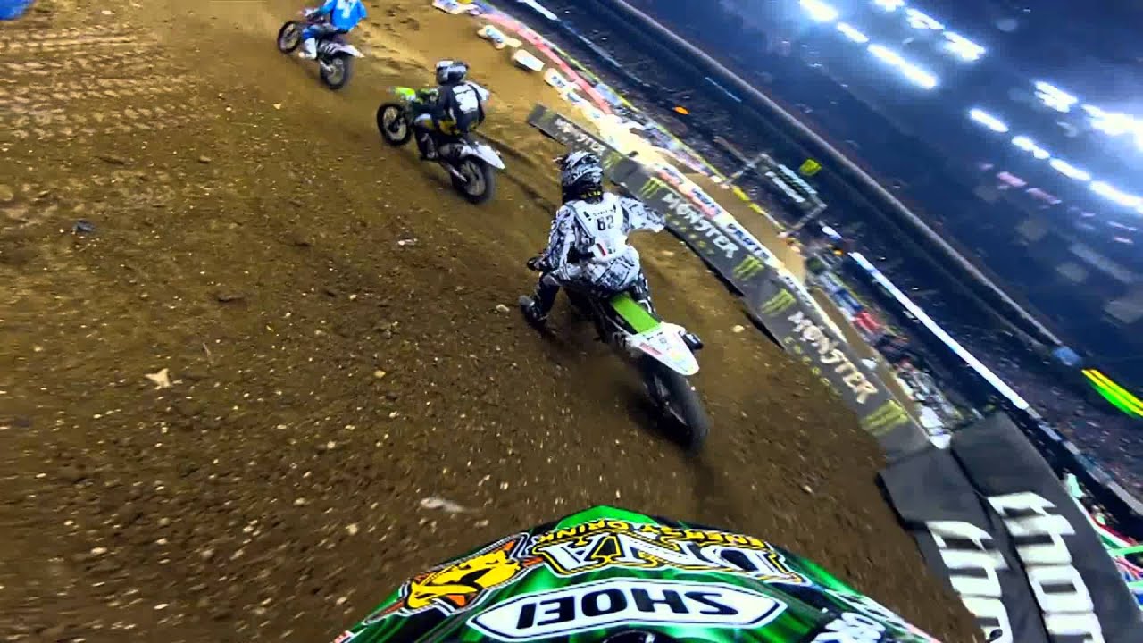 shapes paint GoPro HD: Josh Grant Main Event 2012 Monster Energy Supercross New Orleans
