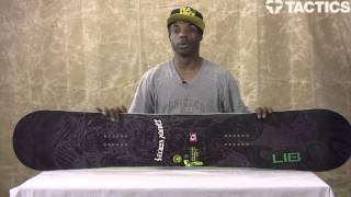Celebrity Lib Tech Dark Series C2 2012 Snowboard Review - Tactics.com Profile